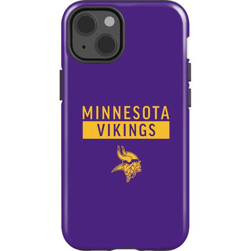 NFL Minnesota Vikings Purple Performance Series iPhone 15 Impact Case