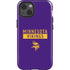 NFL Minnesota Vikings Purple Performance Series iPhone 15 Impact Case