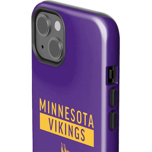 NFL Minnesota Vikings Purple Performance Series iPhone 15 Impact Case