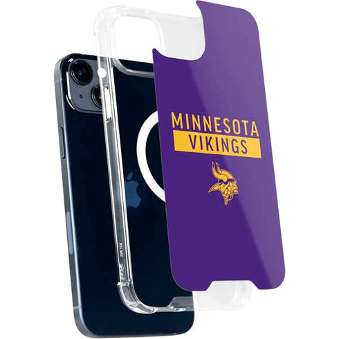 NFL Minnesota Vikings Purple Performance Series iPhone 15 Plus MagSafe Case
