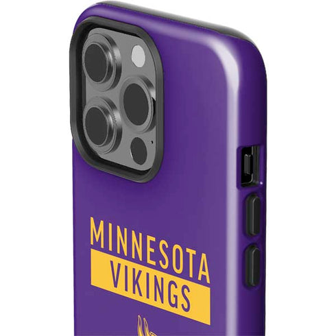 NFL Minnesota Vikings Purple Performance Series iPhone 15 Pro Impact Case