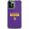 NFL Minnesota Vikings Purple Performance Series iPhone 15 Pro Max Clear Case