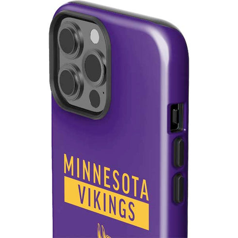 NFL Minnesota Vikings Purple Performance Series iPhone 15 Pro Max Impact Case