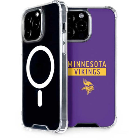 NFL Minnesota Vikings Purple Performance Series iPhone 15 Pro Max MagSafe Case