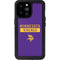 NFL Minnesota Vikings Purple Performance Series iPhone 14 Pro Max Waterproof Case