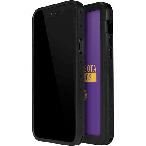 NFL Minnesota Vikings Purple Performance Series iPhone 14 Pro Max Waterproof Case
