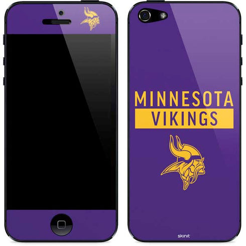 NFL Minnesota Vikings Purple Performance Series iPhone 5/5s/5SE Skin