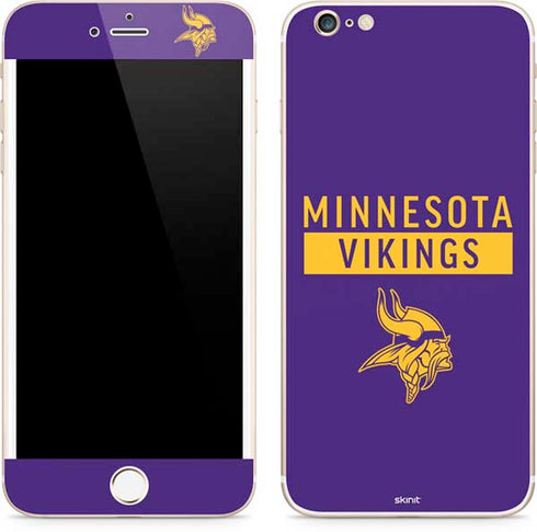 NFL Minnesota Vikings Purple Performance Series iPhone 6/6s Plus Skin