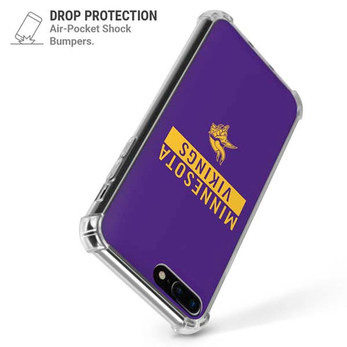 NFL Minnesota Vikings Purple Performance Series iPhone 7/8 Plus Clear Case