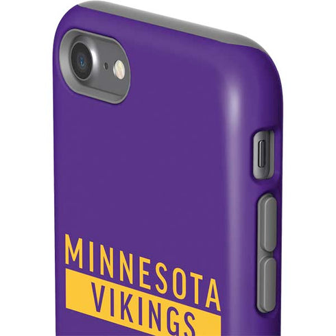 NFL Minnesota Vikings Purple Performance Series iPhone SE (2nd & 3rd Gen) Pro Case