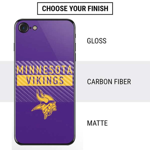 NFL Minnesota Vikings Purple Performance Series iPhone SE (2nd & 3rd Gen) Skin