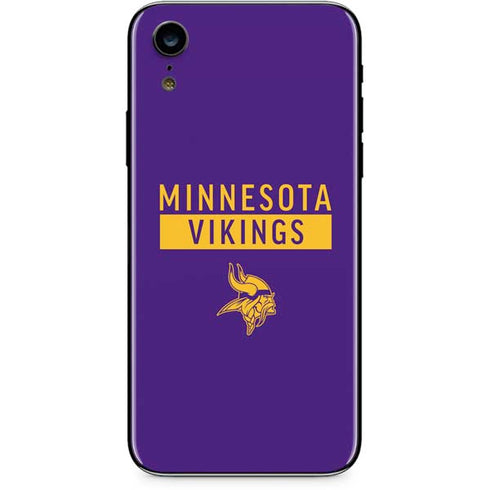 NFL Minnesota Vikings Purple Performance Series iPhone XR Skin