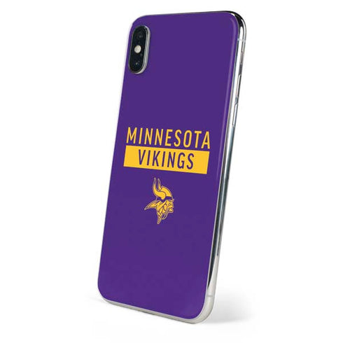 NFL Minnesota Vikings Purple Performance Series iPhone XS Max Skin