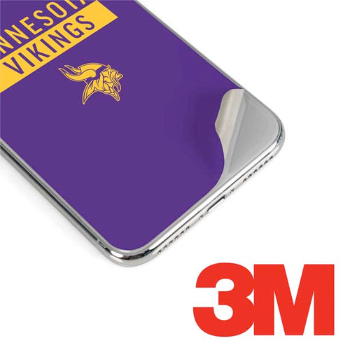 NFL Minnesota Vikings Purple Performance Series iPhone XS Max Skin
