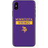 NFL Minnesota Vikings Purple Performance Series iPhone XS Skin