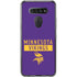 NFL Minnesota Vikings Purple Performance Series LG K51/Q51 Clear Case