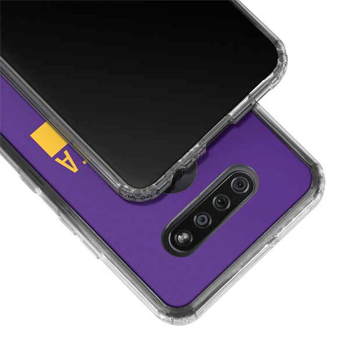 NFL Minnesota Vikings Purple Performance Series LG K51/Q51 Clear Case