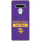 NFL Minnesota Vikings Purple Performance Series LG Stylo 6 Clear Case