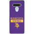 NFL Minnesota Vikings Purple Performance Series LG Stylo 6 Clear Case