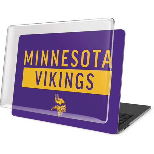 NFL Minnesota Vikings Purple Performance Series MacBook Pro 15in (2016-19) Case plus Skin