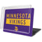 NFL Minnesota Vikings Purple Performance Series MacBook Pro 15in (2016-19) Case plus Skin