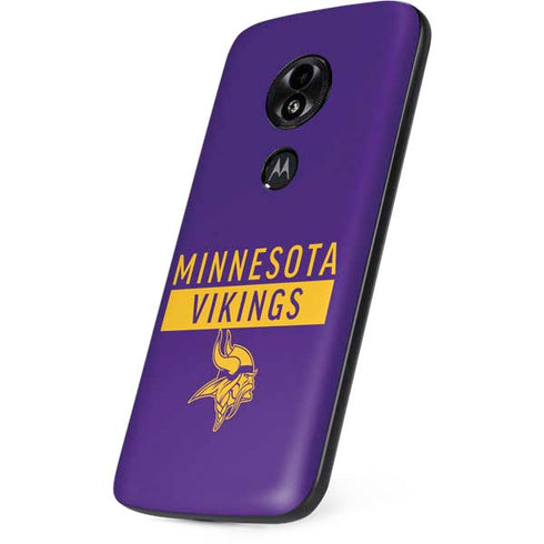 NFL Minnesota Vikings Purple Performance Series Moto E5 Play Skin