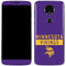 NFL Minnesota Vikings Purple Performance Series Moto E5 Plus Skin