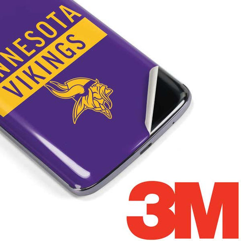 NFL Minnesota Vikings Purple Performance Series Moto E5 Plus Skin