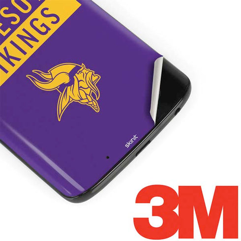 NFL Minnesota Vikings Purple Performance Series Moto G6 Skin