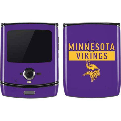 NFL Minnesota Vikings Purple Performance Series Motorola RAZR Skin