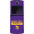 NFL Minnesota Vikings Purple Performance Series Motorola RAZR Skin