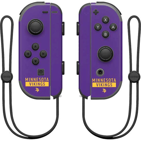 NFL Minnesota Vikings Purple Performance Series Nintendo Joy-Con (L/R) Controller Skin