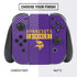 NFL Minnesota Vikings Purple Performance Series Nintendo Switch Bundle Skin