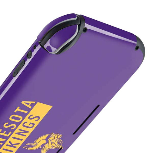 NFL Minnesota Vikings Purple Performance Series Nintendo Switch Lite Skin
