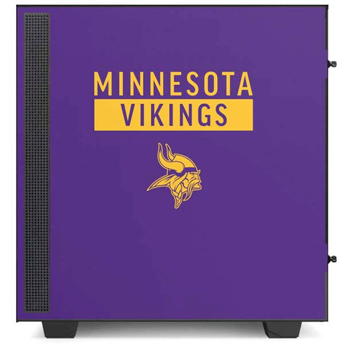 NFL Minnesota Vikings Purple Performance Series NZXT H510 Compact ATX Mid-Tower Case Skin