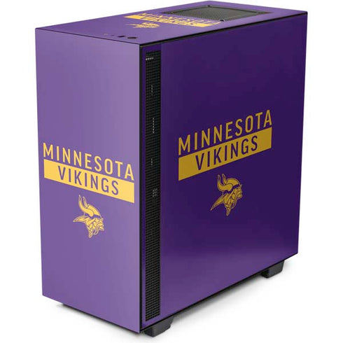 NFL Minnesota Vikings Purple Performance Series NZXT H510 Compact ATX Mid-Tower Case Skin