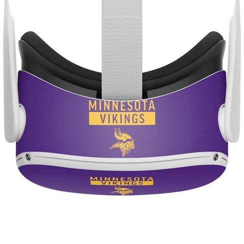 NFL Minnesota Vikings Purple Performance Series Oculus Quest 2 Skin