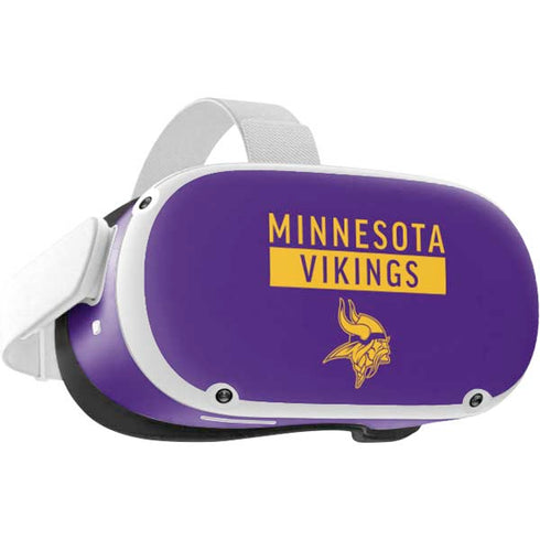 NFL Minnesota Vikings Purple Performance Series Oculus Quest 2 Skin