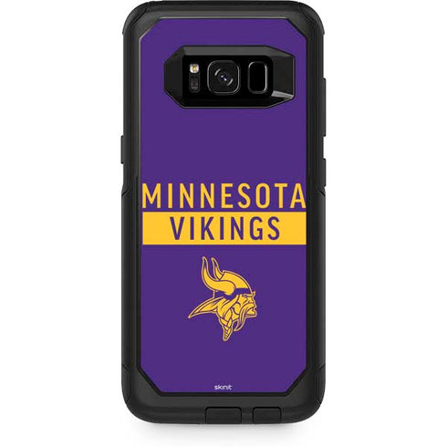 NFL Minnesota Vikings Purple Performance Series Otterbox Commuter Galaxy Skin