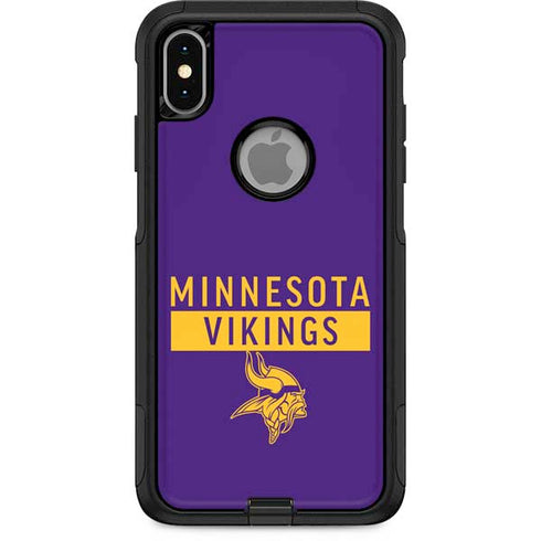 NFL Minnesota Vikings Purple Performance Series Otterbox Commuter iPhone Skin