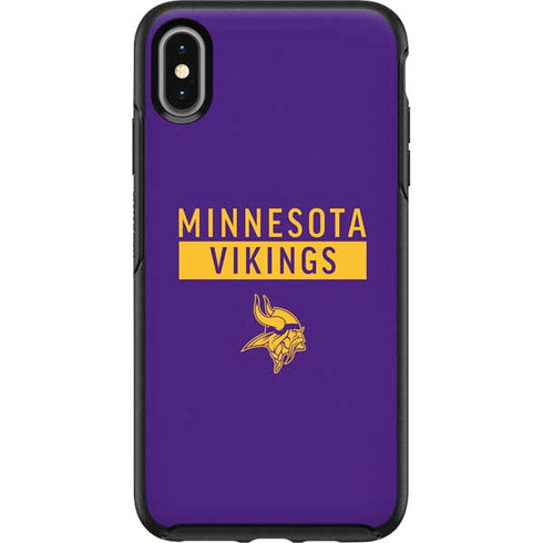 NFL Minnesota Vikings Purple Performance Series Otterbox Symmetry iPhone Skin