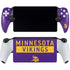 NFL Minnesota Vikings Purple Performance Series PlayStation Portal Remote Player Skin