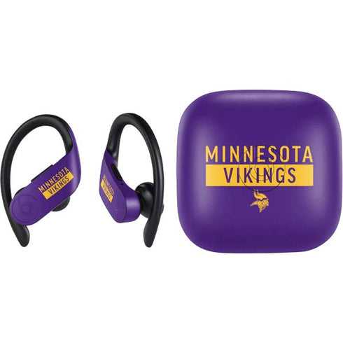 NFL Minnesota Vikings Purple Performance Series PowerBeats Pro Skin