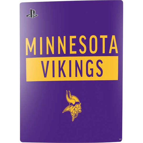 NFL Minnesota Vikings Purple Performance Series PS5 Bundle Skin