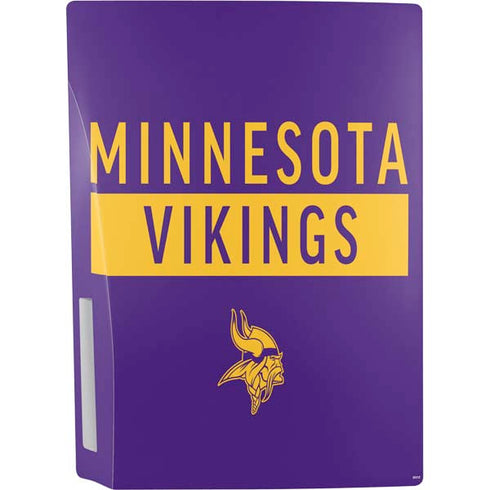 NFL Minnesota Vikings Purple Performance Series PS5 Console Skin