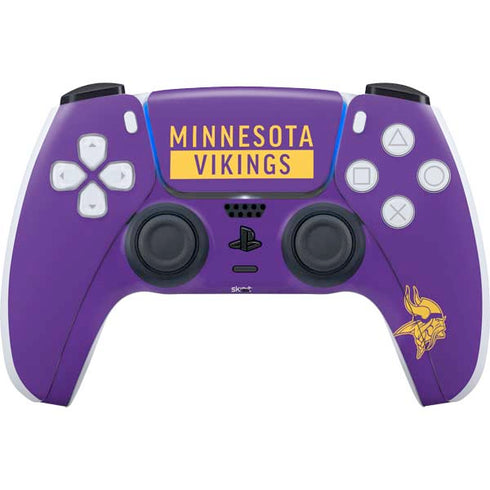 NFL Minnesota Vikings Purple Performance Series PS5 Controller Skin