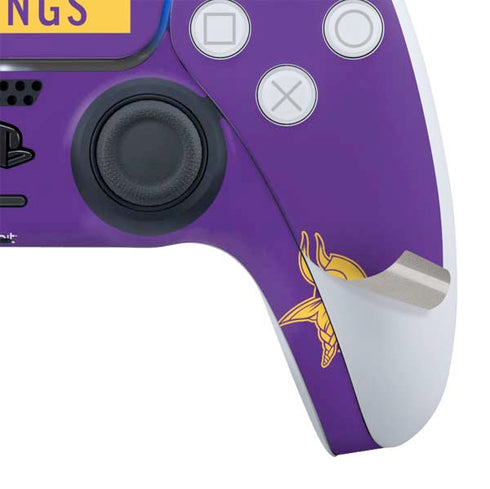 NFL Minnesota Vikings Purple Performance Series PS5 Slim Digital Edition Bundle Skin