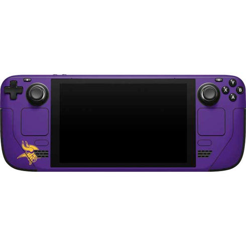 NFL Minnesota Vikings Purple Performance Series Steam Deck Handheld Gaming Computer Skin