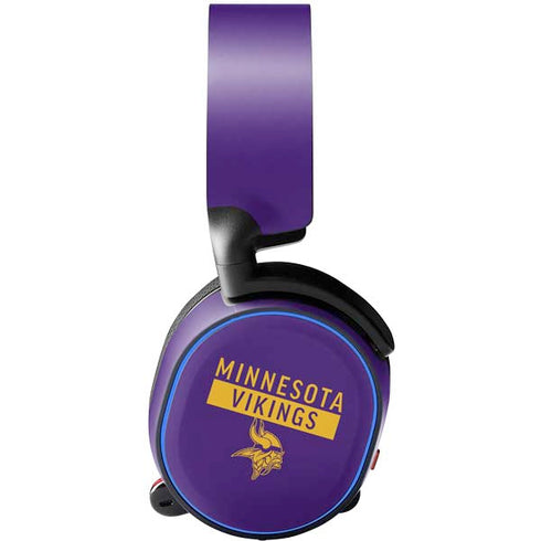 NFL Minnesota Vikings Purple Performance Series SteelSeries Arctis 5 Skin