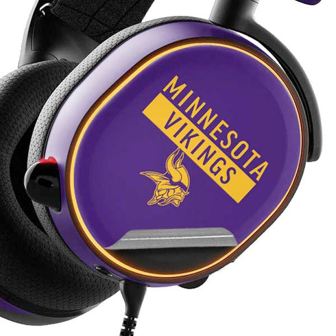 NFL Minnesota Vikings Purple Performance Series SteelSeries Arctis 5 Skin